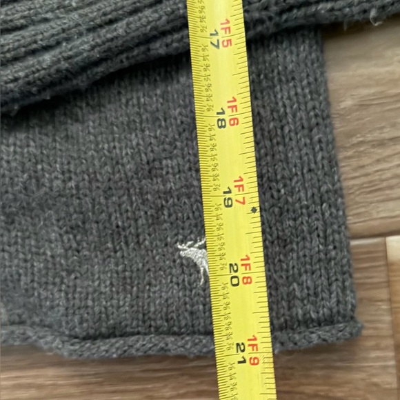 Vintage Y2K Abercrombie & Fitch Babydoll Button-up Cardigan Sweater, Gray sz XS - Picture 4 of 6